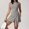 Casual Golf Running Sports With Chest Pads One Piece Skirt Yoga Tennis Skirts Mssza