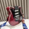 Casual Guitar Shape Handmade Crossbody Shoulder Bag Mssza