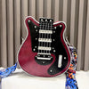 Casual Guitar Shape Handmade Crossbody Shoulder Bag Mssza