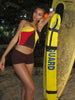 Casual Halter Contrast Colors Crop Tanks Solid Skinny Shorts Two Piece Set Mssza