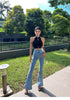 Casual Halter Off Shoulder Elastic Slim Solid Knit Sports Solid Tank Tops Mssza