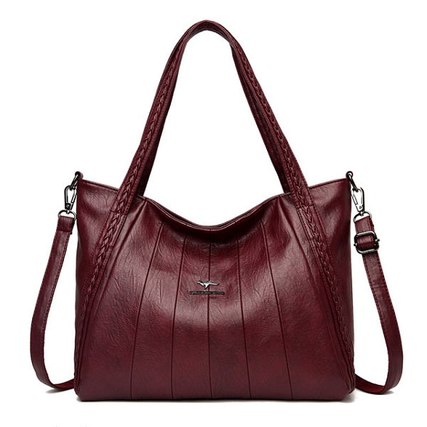 Casual High Quality PU Leather Handbags Mssza