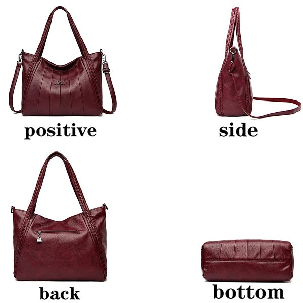 Casual High Quality PU Leather Handbags Mssza