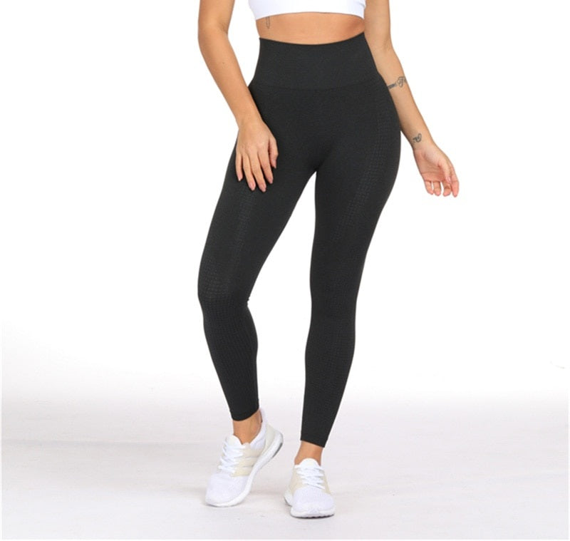 Casual High Waist Compression Tights Fitness Yoga Pants Mssza