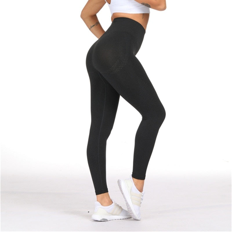 Casual High Waist Compression Tights Fitness Yoga Pants Mssza