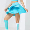 Casual High Waist Double Layer Pleated Athletic Sports Skirt Mssza
