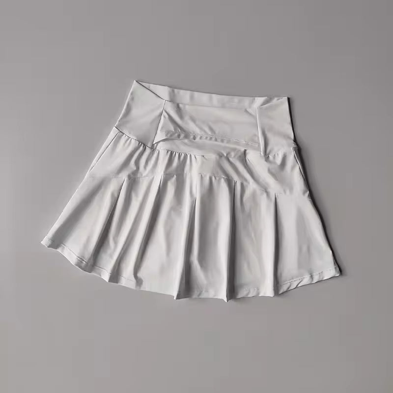 Casual High Waist Sports Fitness Yoga Tennis Short Skirt Mssza