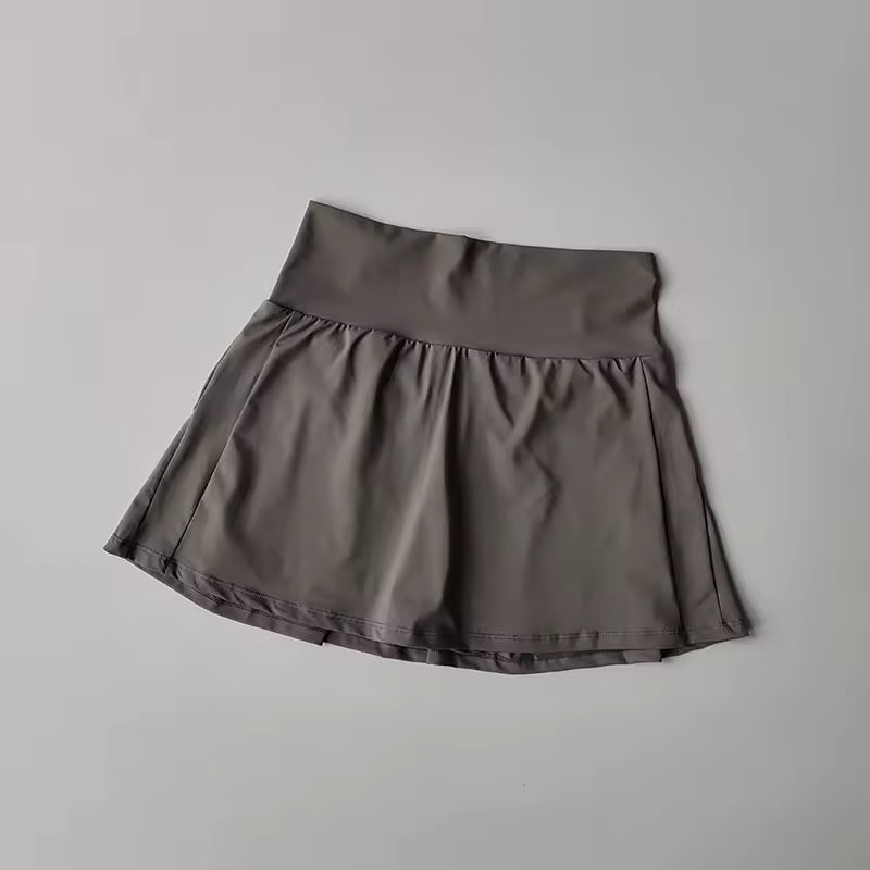 Casual High Waist Sports Fitness Yoga Tennis Short Skirt Mssza