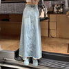 Casual High Waist With Pockets Large Size Splicing Skirt Streetwear Mssza