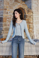 Casual High Waisted Cigarette Straight Wide Leg Slim Fit Jeans Mssza
