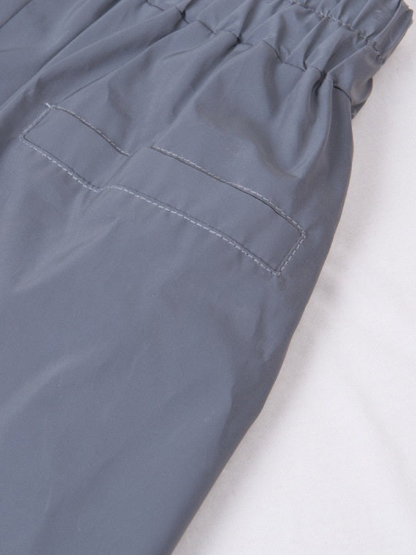 Casual Hip Hop Loose Night Shine Elastic Waist Trousers Pants Mssza