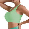 Casual Hollow Yoga Running With Phone Pocket Fitness Sports Bra Mssza