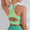 Casual Hollow Yoga Running With Phone Pocket Fitness Sports Bra Mssza