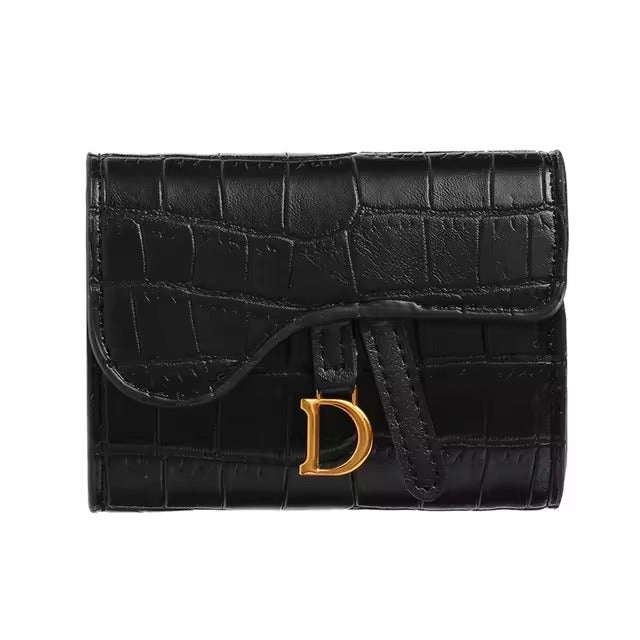 Casual Interior Slot Mini PU Letter Card Holder Wallets Bag Mssza