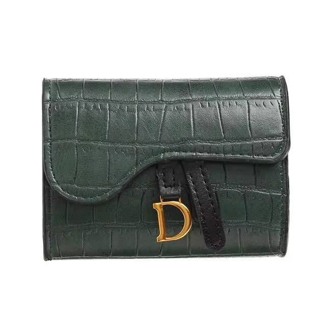 Casual Interior Slot Mini PU Letter Card Holder Wallets Bag Mssza