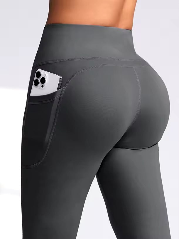 Casual Knit High Waist Gym Ankle-Length Leggings Mssza