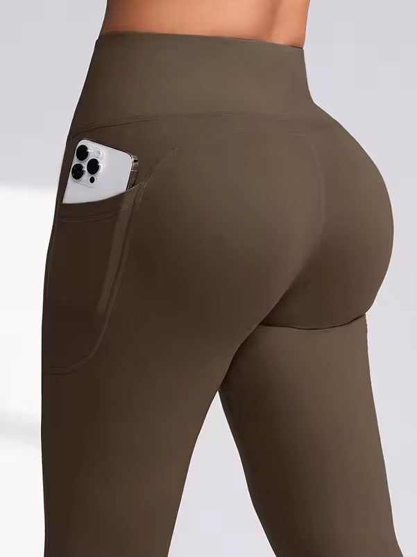 Casual Knit High Waist Gym Ankle-Length Leggings Mssza
