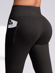 Casual Knit High Waist Gym Ankle-Length Leggings Mssza