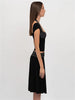 Casual Lace-Up Contrast Backless Cropped Top And High Waist Skirt 2 Piece-Set Mssza