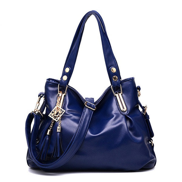 Casual Large Capacity High Quality PU Shoulder Bags Mssza