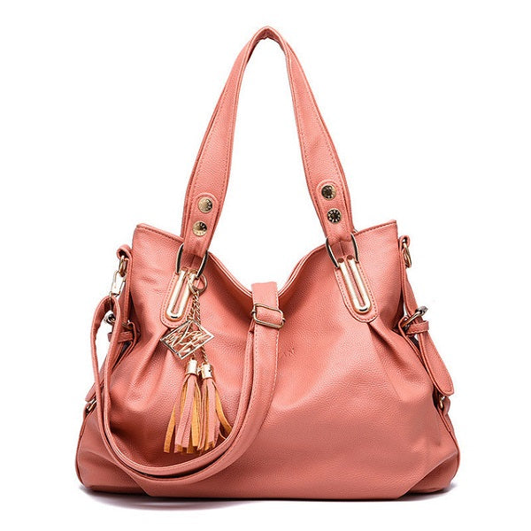 Casual Large Capacity High Quality PU Shoulder Bags Mssza