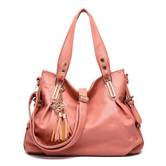 Casual Large Capacity High Quality PU Shoulder Bags Mssza