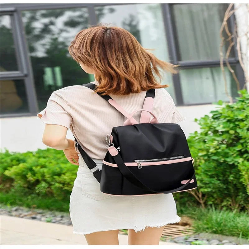 Casual Large Capacity Oxford Cloth Bags Ladies Backpack High Quality Shoulder Bag Mssza