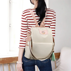 Casual Large Capacity Oxford Cloth Bags Ladies Backpack High Quality Shoulder Bag Mssza