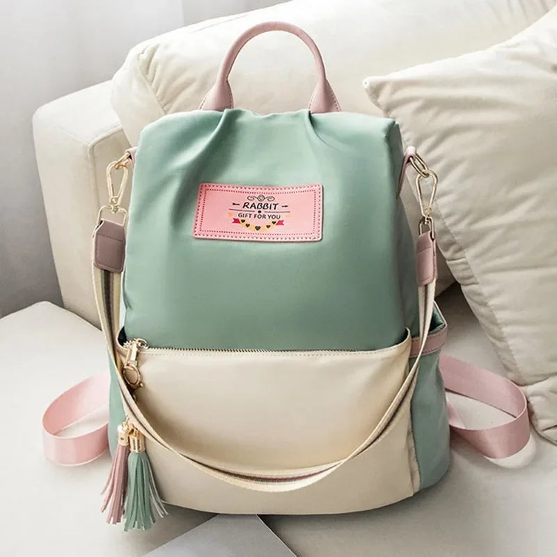 Casual Large Capacity Oxford Cloth Bags Ladies Backpack High Quality Shoulder Bag Mssza