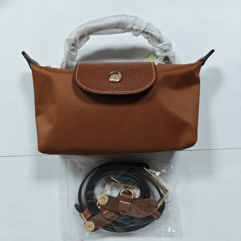 Casual Lather Satchel Coin Purse Cosmetic Mini Dumpling Crossbody Handbags Mssza