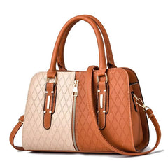 Casual Leather Tree Branches Metal Decor Handbags Mssza