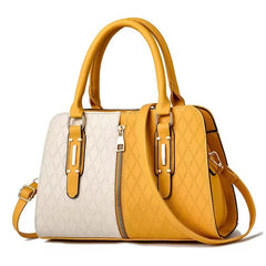 Casual Leather Tree Branches Metal Decor Handbags Mssza