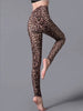 Casual Small Leopard Printed Sportwear Workout High Waist Leggings Mssza