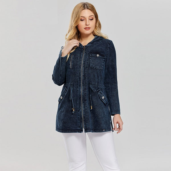 Casual Long Style Premium Stretch Cotton Knitted Denim Mssza