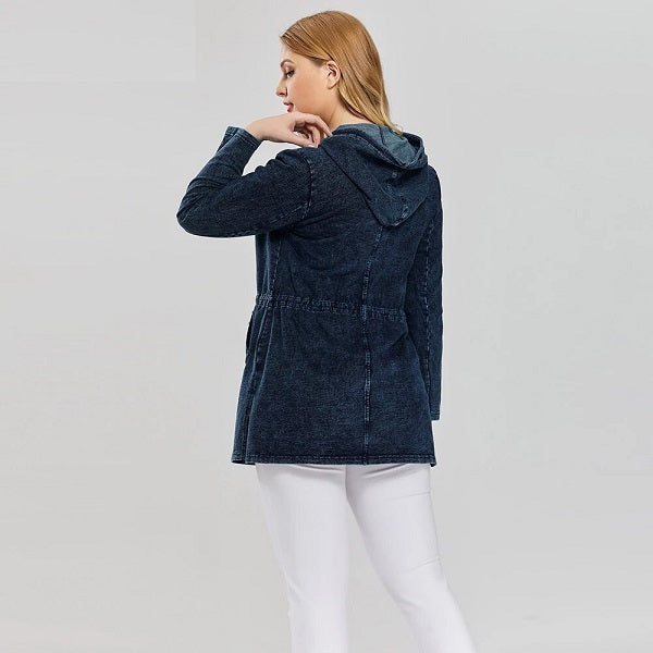 Casual Long Style Premium Stretch Cotton Knitted Denim Mssza