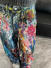 Casual Loose Designer Spliced Zipper High Waist Streetwear Wide Leg Pant Mssza