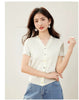 Casual Loose Knitted Sweater Basic Office Vintage Blouse Short Shirts Mssza