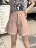 Casual Loose Vintage Jeans High Waisted Wide Leg Shorts Streetwear Mssza
