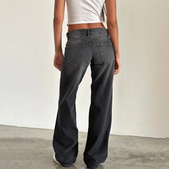 Casual Multi Button Placket Retro Elastic Slimming Stretch Jeans Mssza