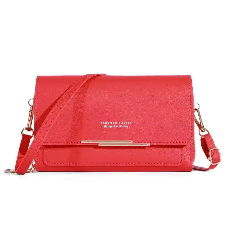Casual Multi Card Large Capacity Mobile Phone Packet Shoulder Bag Mssza