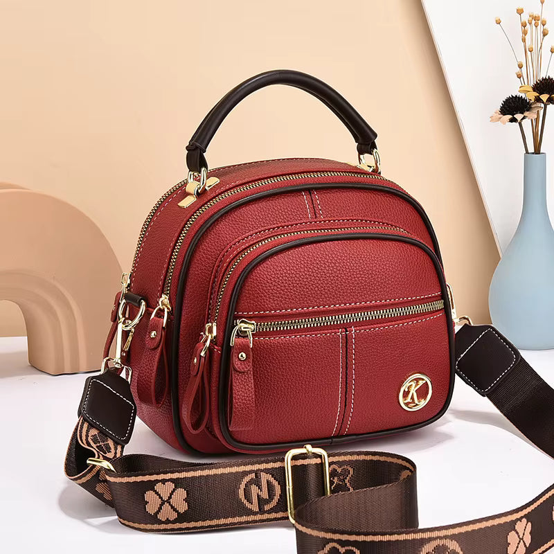 Casual Multi Layer Shoulder Minimalist Crossbody Bag Mssza