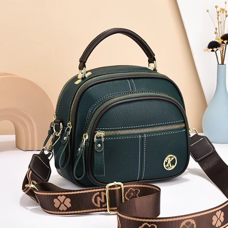 Casual Multi Layer Shoulder Minimalist Crossbody Bag Mssza
