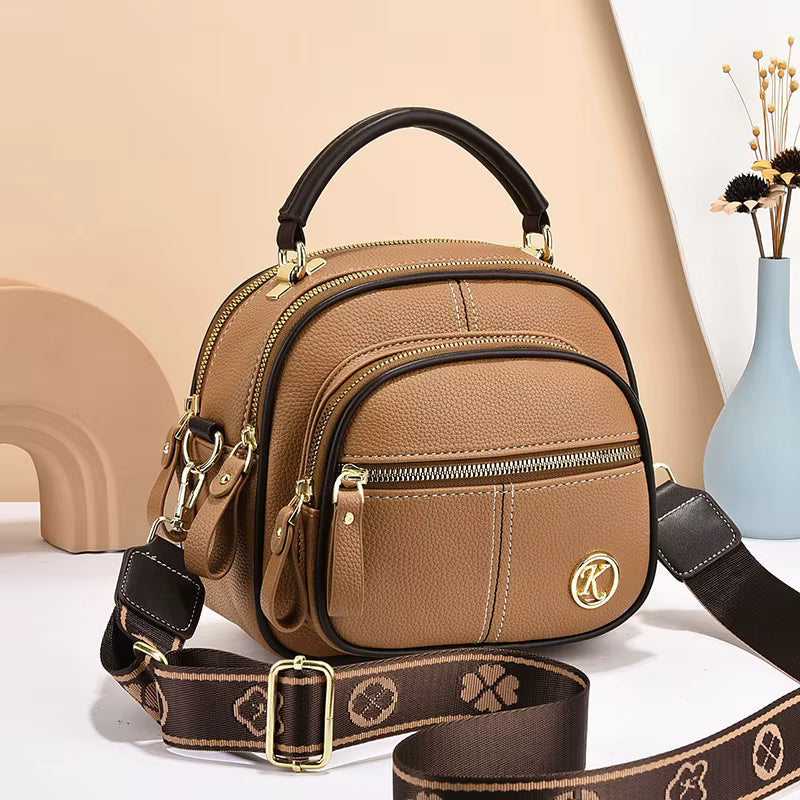 Casual Multi Layer Shoulder Minimalist Crossbody Bag Mssza