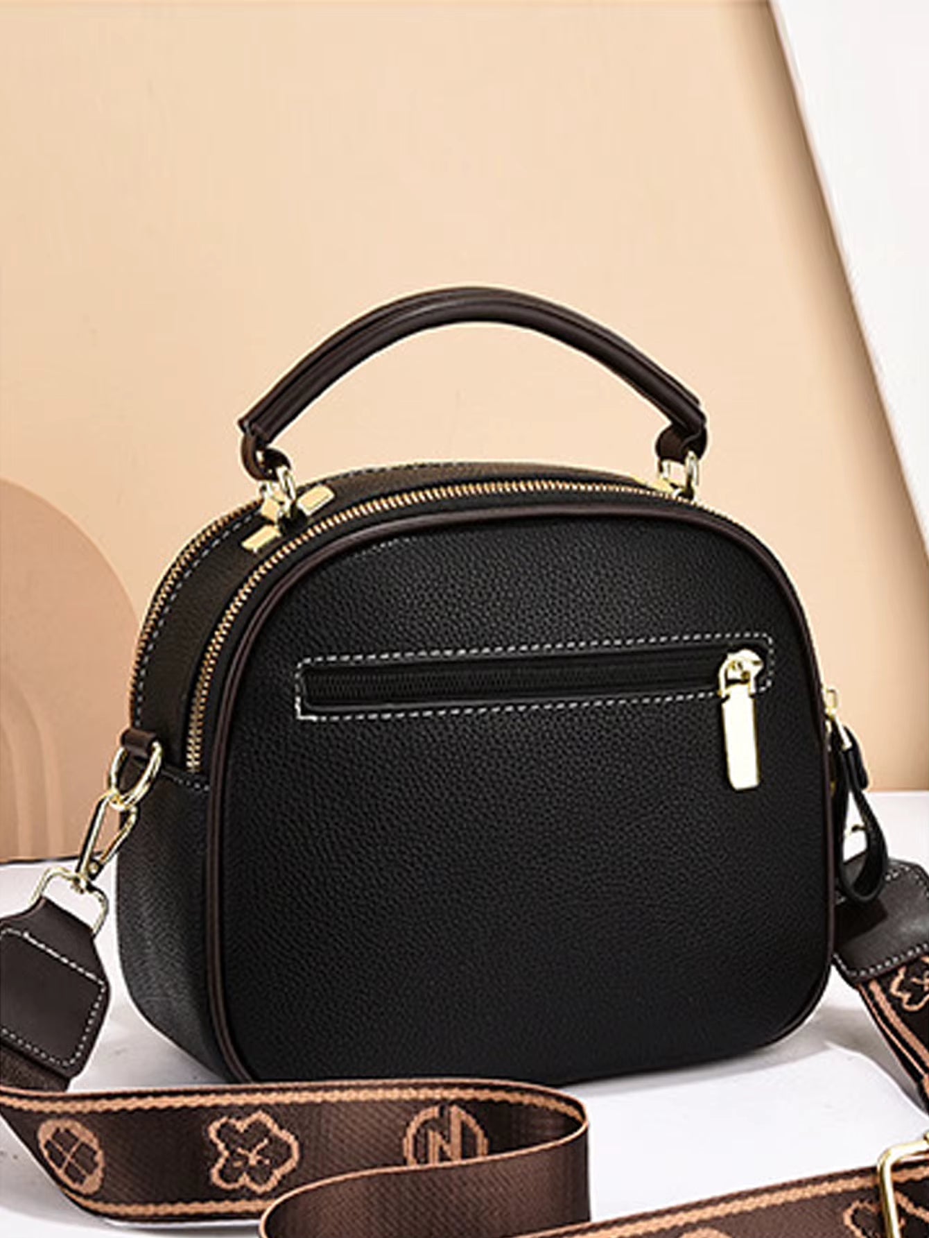 Casual Multi Layer Shoulder Minimalist Crossbody Bag Mssza
