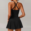 Trendy No Pocket Knitted Nylon Workout Fitness Jumpsuits Mssza