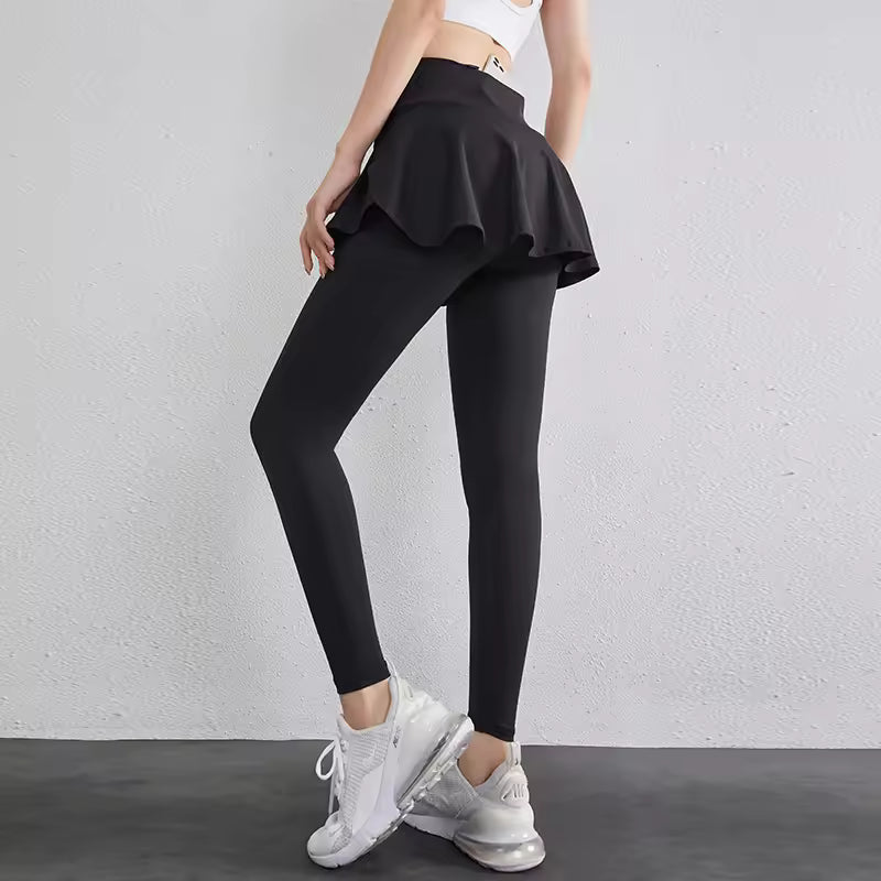 Casual Nylon High Waist Elastic Waist Yoga Legging Mssza