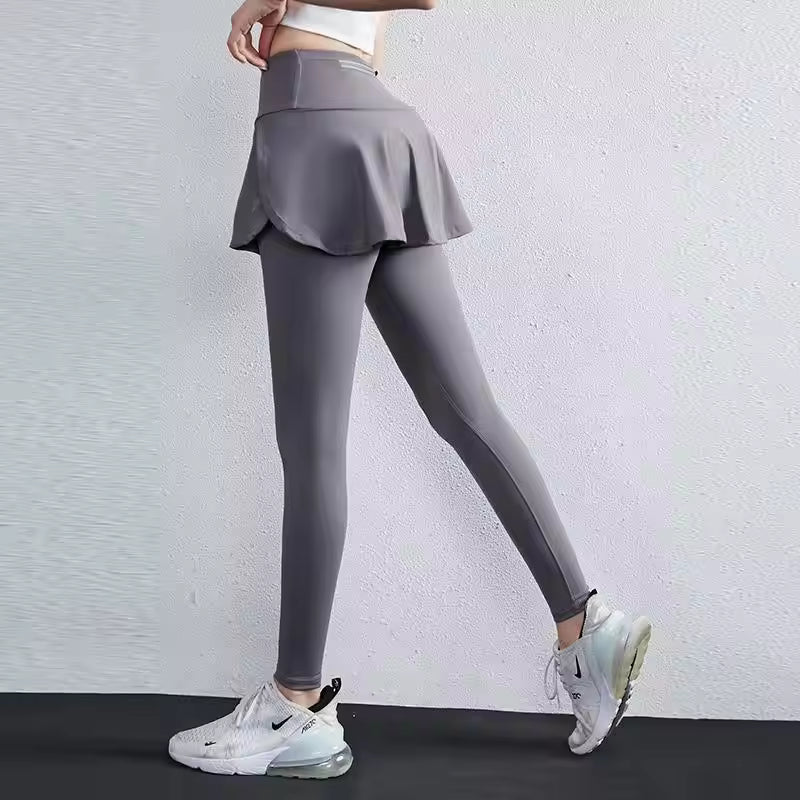 Casual Nylon High Waist Elastic Waist Yoga Legging Mssza