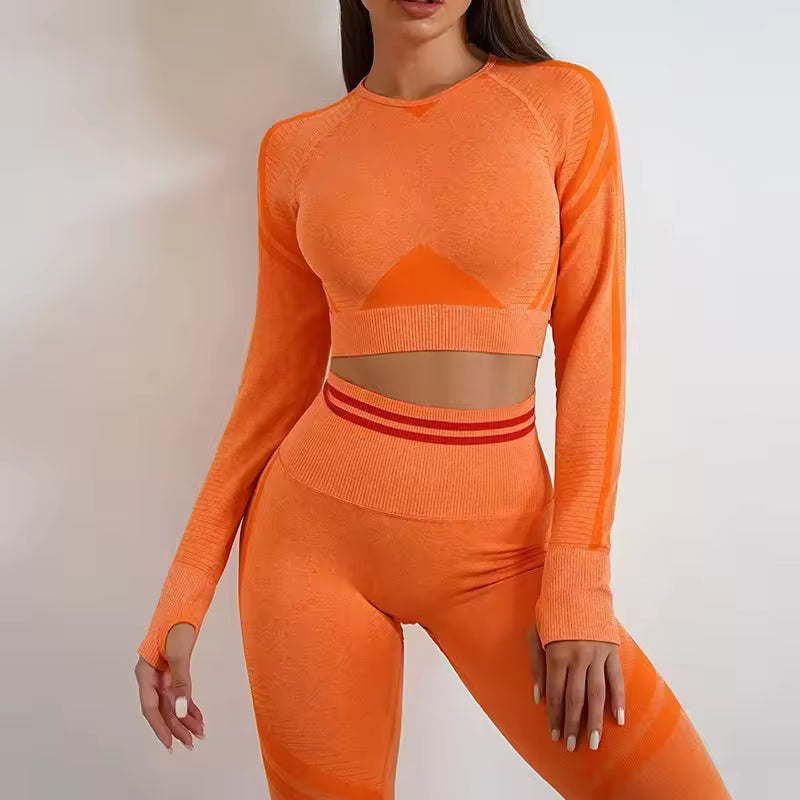 Trendy Nylon Seamless Shockproof Sports Fitness Yoga Crop Bra Mssza