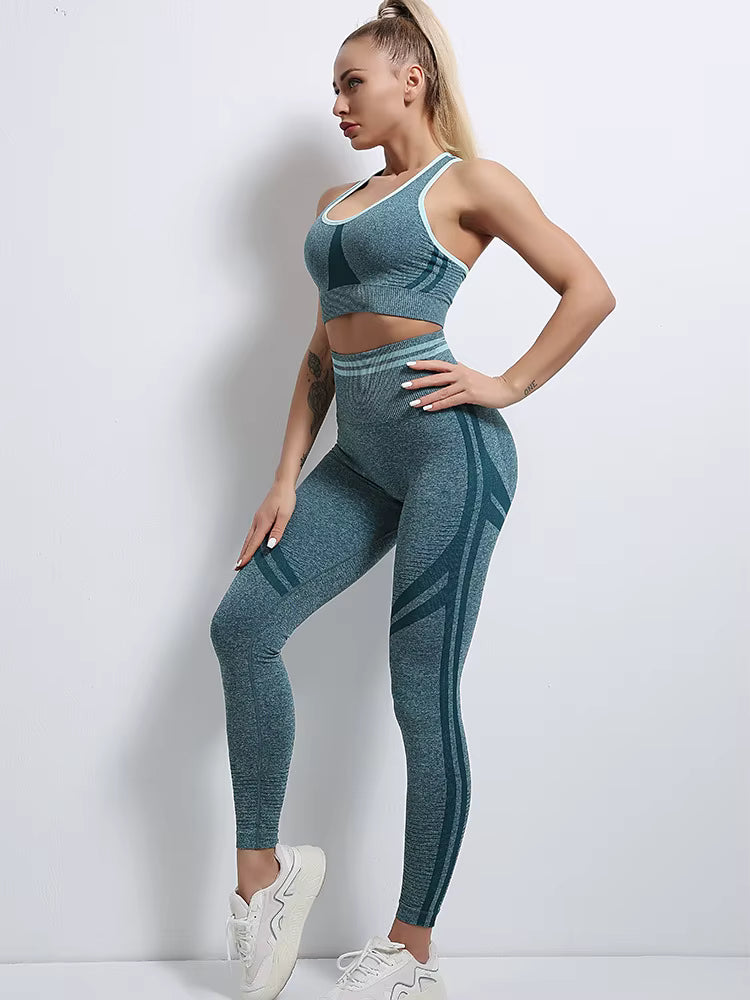 Nylon Seamless Shockproof Sports Fitness Yoga Crop Bra Mssza