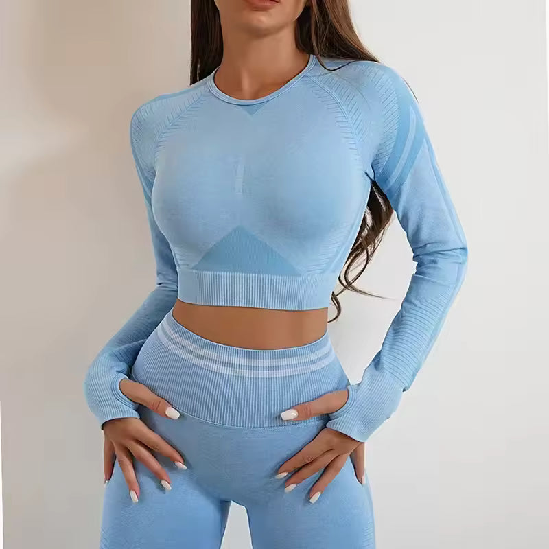 Trendy Nylon Seamless Shockproof Sports Fitness Yoga Crop Bra Mssza